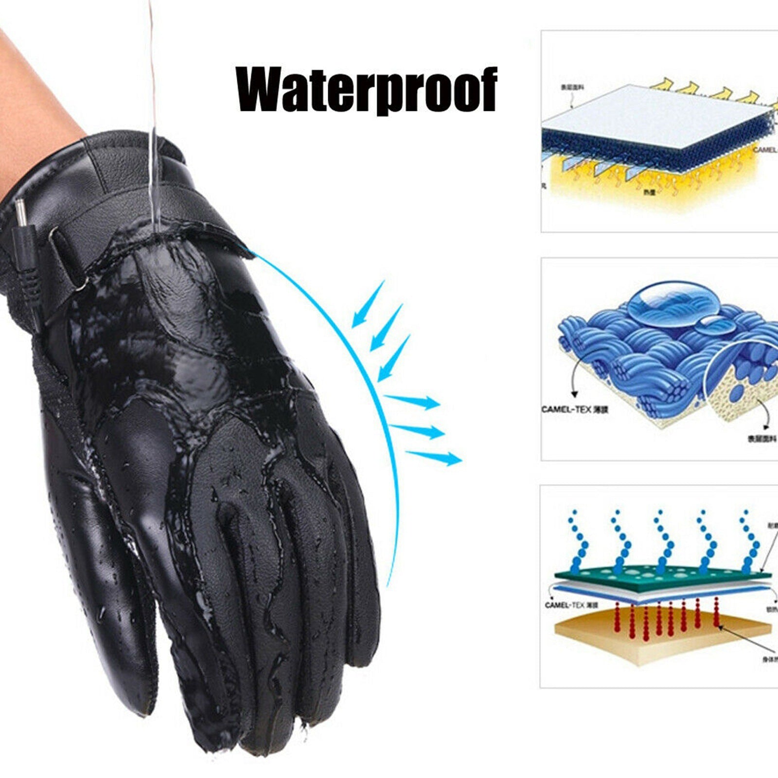 Electric heating gloves