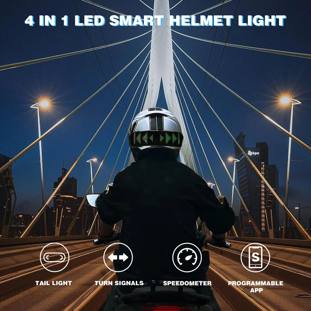 Smart LED Helmet Light
