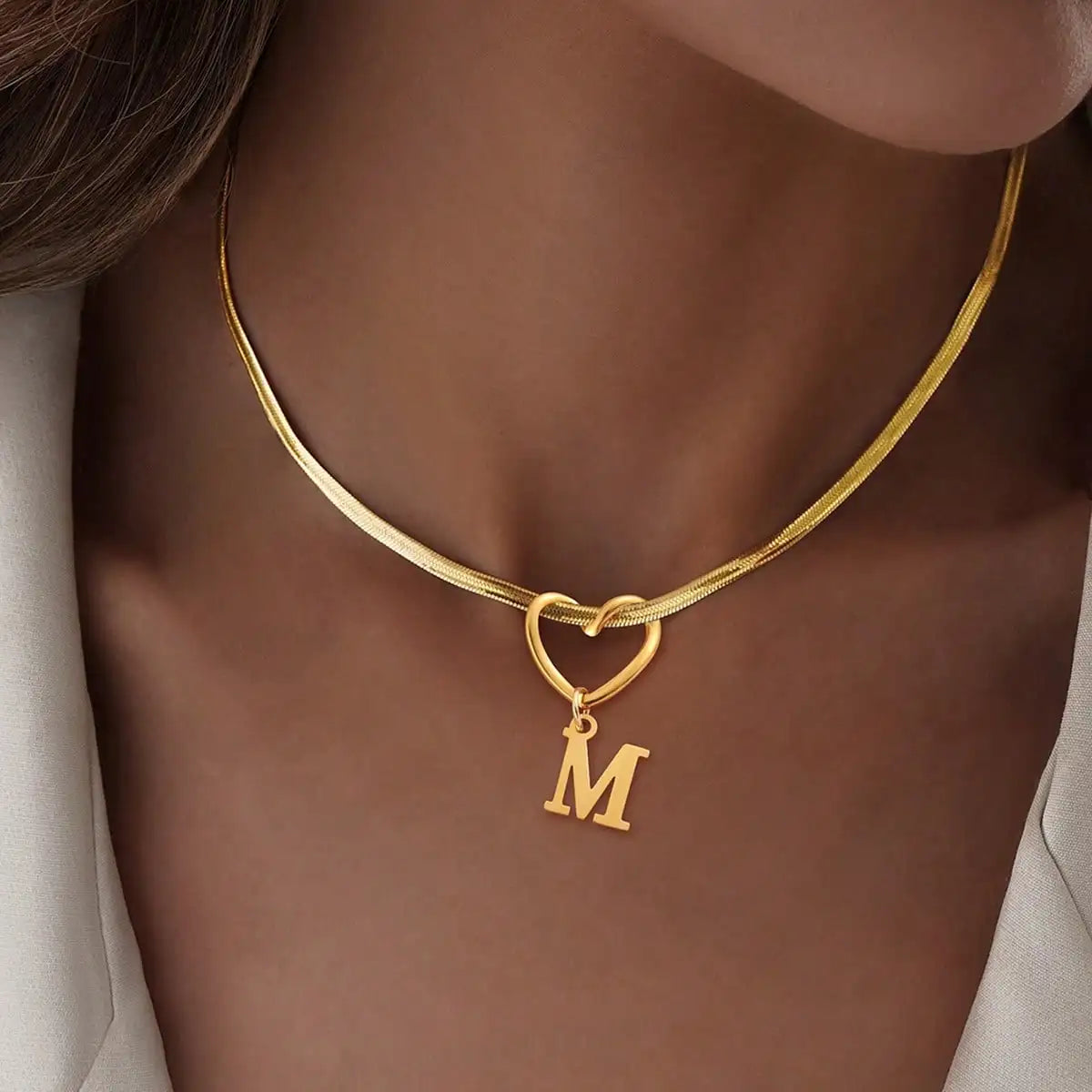Heartfelt Initial Necklace