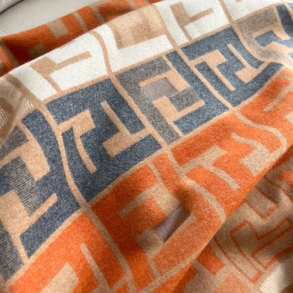 Elegant Two-Sided Winter Scarf