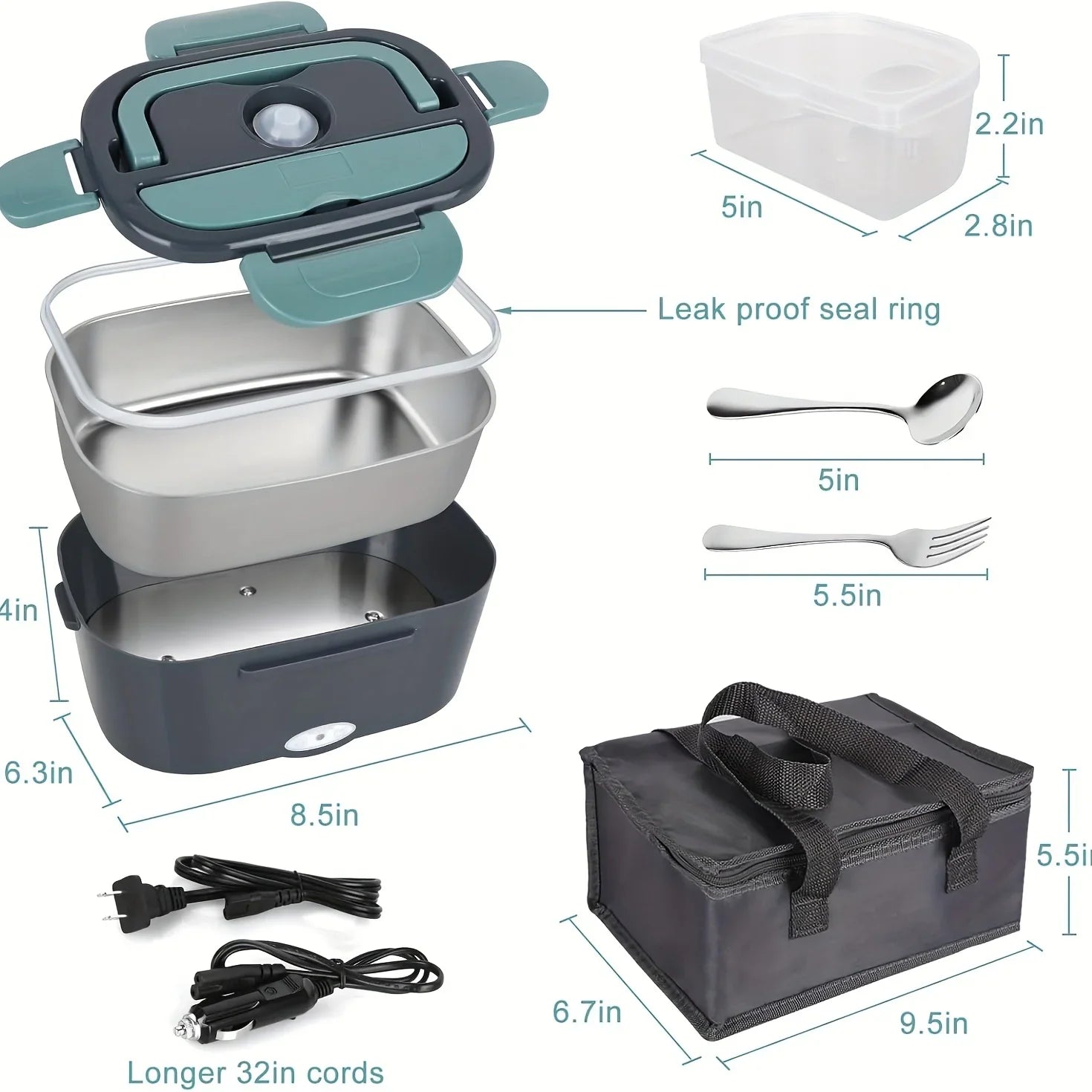Portable Electric Lunch Box Heater